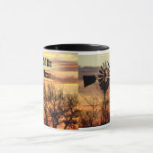 Mug Moulin à vent souvenir de Del Rio Texas (Centre)