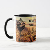 Mug Moulin à vent souvenir de Del Rio Texas (Gauche)