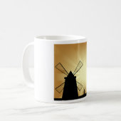 Mug Moulins à vent au lever du soleil (Devant gauche)