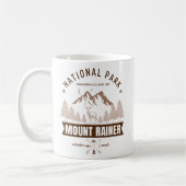 Mug Mount Rainier Wilderness Deer Graphic (Gauche)