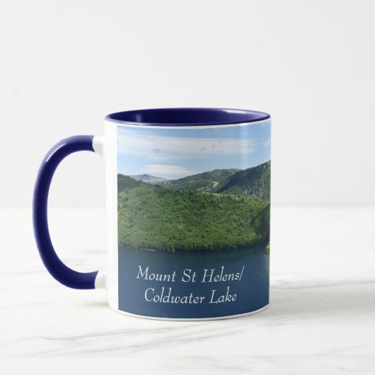 Mug Mount St Helens Coldwater Lake Scenic Landscape (Gauche)