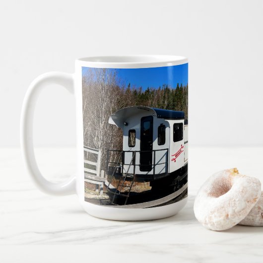 Mug Mount Washington Cog Railway (Avec donut)