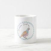 Mug Mountain Quail bird species animal logo (Centre)