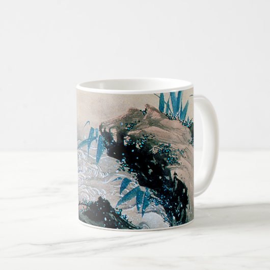 Mug Mountain Stream, Hokusai (Devant droit)