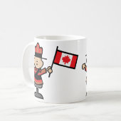 Mug Mountie de bande dessinée (Devant gauche)