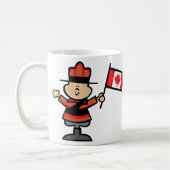 Mug Mountie de bande dessinée (Gauche)