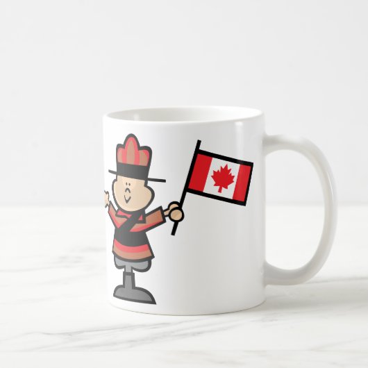 Mug Mountie de bande dessinée (Droite)
