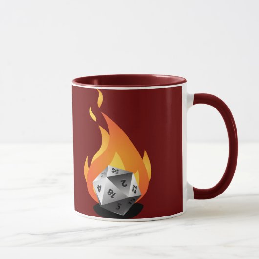 Mug Mourez dans un feu (D.I.A.F) (Droite)