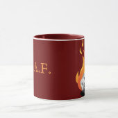 Mug Mourez dans un feu (D.I.A.F) (Centre)
