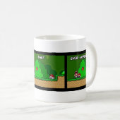 Mug Mourir de bouffonnerie (Devant droit)