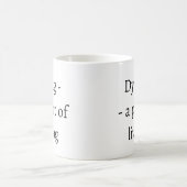 Mug Mourir - une partie de vivre (Centre)