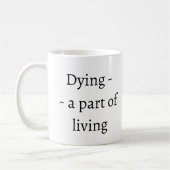 Mug Mourir - une partie de vivre (Gauche)