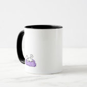 Mug Mouse aime le chat noir à deux tons (Devant gauche)
