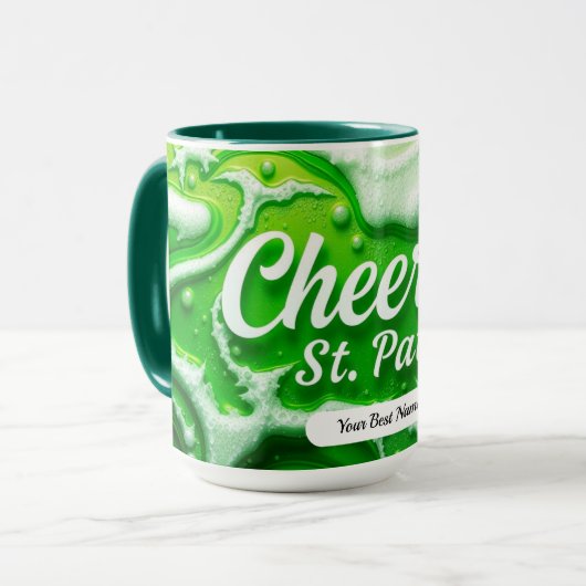 Mug Mousse St Pats Cheers (Devant gauche)