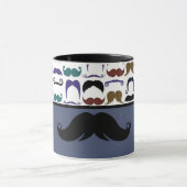 Mug Moustache à la mode Stache de moustache de guidon (Centre)