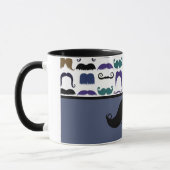 Mug Moustache à la mode Stache de moustache de guidon (Gauche)