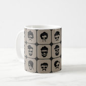 Mug moustache, barbe et coiffure (Devant gauche)