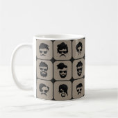 Mug moustache, barbe et coiffure (Gauche)