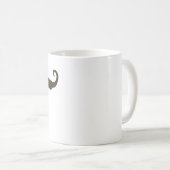 Mug Moustache courbée virile (Devant droit)