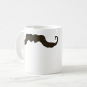 Mug Moustache courbée virile (Devant gauche)