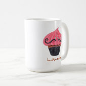 Mug Moustache de petit gâteau et de La (Devant droit)