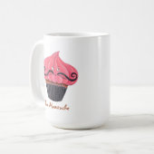 Mug Moustache de petit gâteau et de La (Devant gauche)