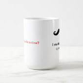 Mug Moustache de Saint-Valentin (Centre)
