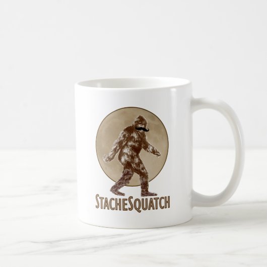 Mug Moustache de STACHESQUATCH I si vous avez vu mon (Droite)