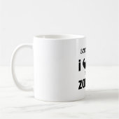 Mug Moustache désolée d'I….êtes-vous un zombi ? (Gauche)