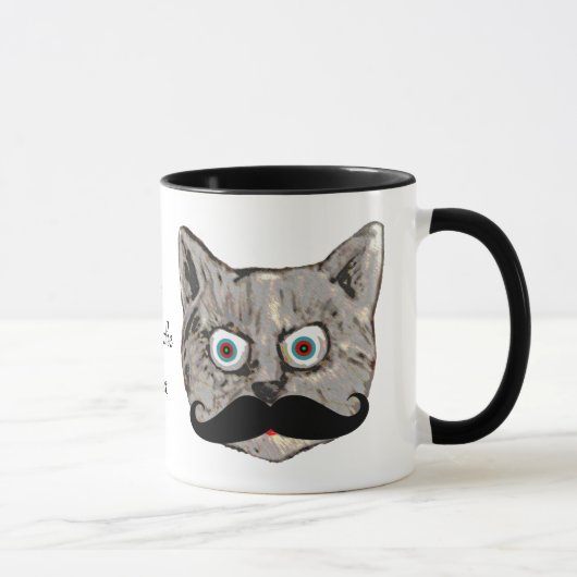 Mug moustache du chat (Droite)