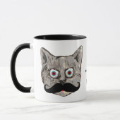 Mug moustache du chat (Gauche)