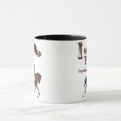Mug Moustache I vous équestres (Centre)
