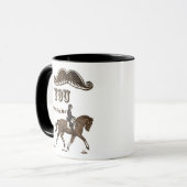 Mug Moustache I vous équestres (Devant gauche)