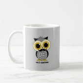 Mug Moustache I vous un hibou de question (Gauche)