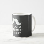 Mug Moustache Incroyable (Devant droit)