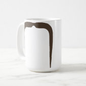 Mug Moustache Manchu de Fu dans le brun (Devant gauche)