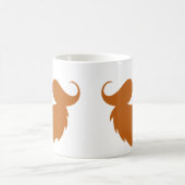 Mug Moustache marron drôle (Centre)