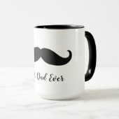 Mug Moustache noire (Devant droit)