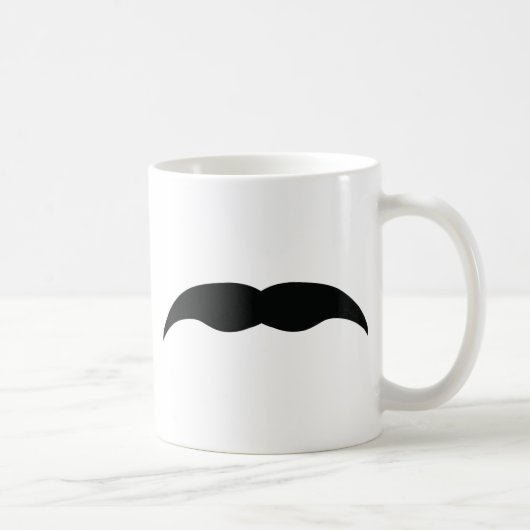 Mug moustache noire (Droite)