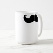 Mug Moustache noire (Devant droit)