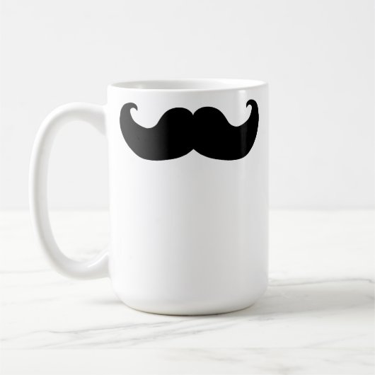 Mug Moustache noire (Gauche)