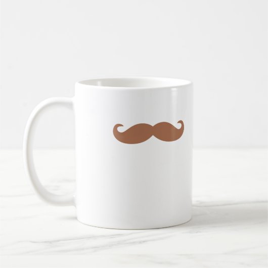 Mug moustache simple (Gauche)