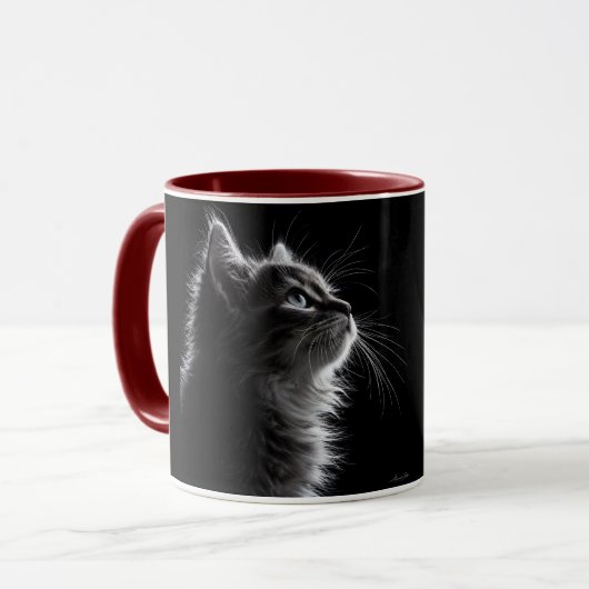 Mug Moustaches au Clair de Lune (Devant gauche)