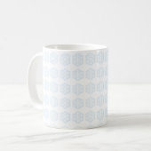Mug Moustaches drôles de Noël de vacances de moustache (Devant gauche)
