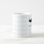 Mug Moustaches drôles de Noël de vacances de moustache (Centre)