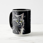 Mug Moustaches Néon (Devant gauche)