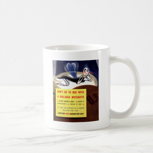 Mug Moustique de malaria de 2ÈME GUERRE MONDIALE (Droite)