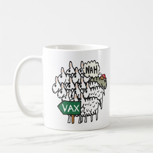 Mug Mouton anti-cire drôle (Gauche)