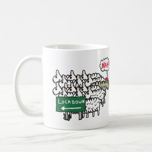 Mug Mouton antiblocage (Gauche)
