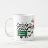 Mug Mouton antisocial (Gauche)